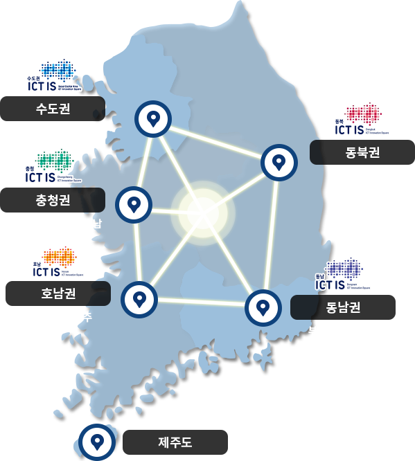 ICT 이노베이션스퀘어 지도 맵